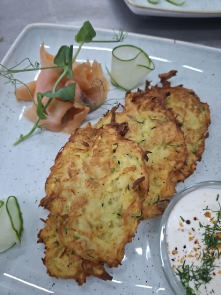 Placki rosti z cukinią